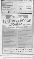 Festival de poésie de Montréal